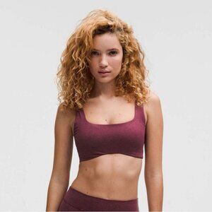Lululemon NWT Soft Sueded Bra *Light Support, B/C Cup Garnet
